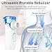 Ultrasonic Portable Nebulizer, USB Rechargeable Portable Nebulizer with Auto Clean for Adults Kids Travel Home Daily use