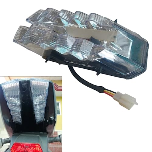 Image of Bike Rear back light for Pulsar UG 3 Tail Light Motorbike Led tail light for Bajaj (Pulsar 150, Pulsar 220, NS200p /125 Pack of 1)