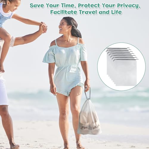 26 Stück PLULON Schuhbeutel für Reisen, wasserdichte und staubdichte Schuhorganizer mit Zugband, praktische Reiseaccessoires für Frauen und Männer, ideal für Schuhaufbewahrung und Reisezubehör