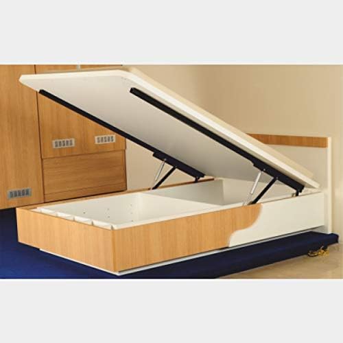 IZMAH Hydraulic Gas Pump 150Kg Capacity Heavy Duty Bed Shocker Pair | Smooth Soft Closing Gas Spring Lift Mechanism for Bed Box (Set of 2 Pcs) 3