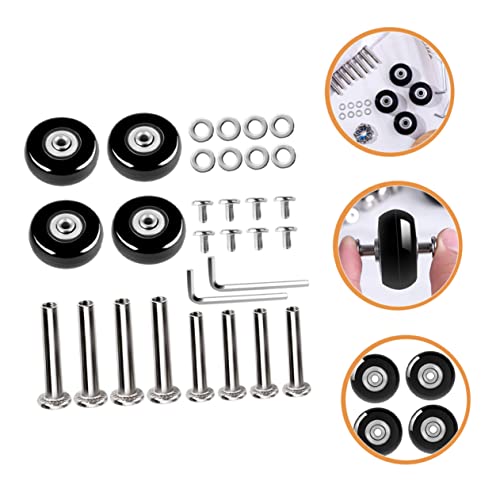 Rubber Suitcase Caster Wheel Replacement Set Luggage Wheel Accessories for Travel4