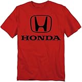 Popfunk Honda Auto Logo Red T-Shirt (Large)