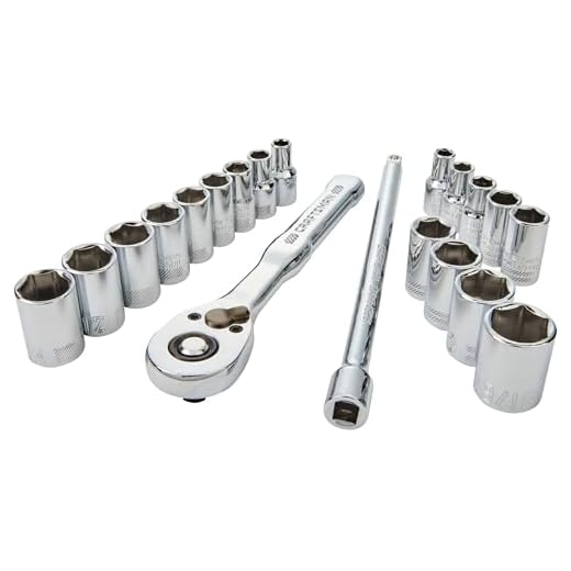 CRAFTSMAN Mechanics Tool Set, 1/4 Inch Drive, 20 Piece (CMMT12108)