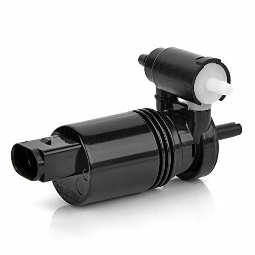 05179153AC Windshield Washer Pump with Grommet Compatible with Grand Cherokee Wrangler Commander/Dodge Grand Caravan Durango Journey/Chrysler Town Country Aspen