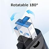 4-Port Usb Splitter for Car, 90°/180° Rotatable Usb Extender with 3 UsbA Ports & 1 UsbC, Multiport Adapter for Laptop, Car, Mobile Phone (Black) - Image 3