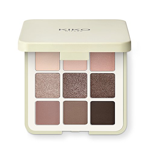 Kiko MILANO Green Me Eyeshadow Palette of 9 pressed