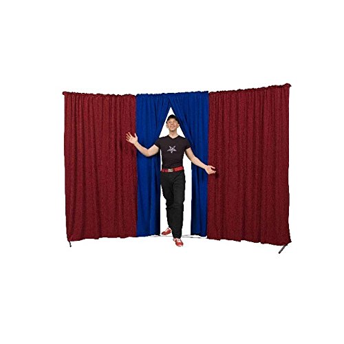 SPIDER Rideaux de scène Evoflex Bordeaux Porte Bleu