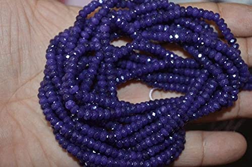 Quartz violet rondelle 3.5-4 mm LKBEADS pour sublimer vos tenues de soirée et bijoux faits main