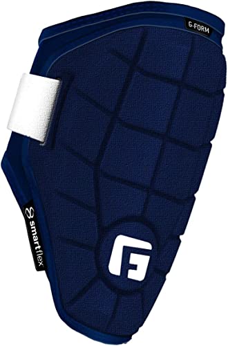 G-Form Elite Speed Batters Baseball Elbow Guard - Elbow Pad with Adjustable Straps - Navy Adult L/XL