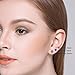 Spiritlele 12 Pairs Colors Crystal Magnetic Earrings Set CZ Clip on Non Piercing Fake Stud Earrings For Unisex