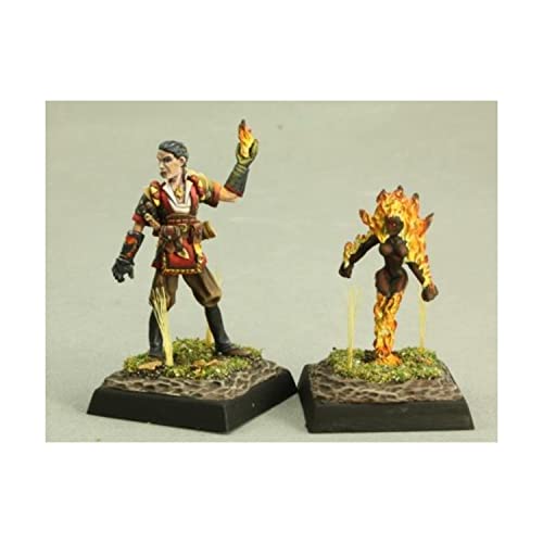 Figurine Anzen Contar Mystic GTM DYOM Reaper Dark Heaven Legends en métal pour jeu de rôle