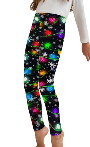 Girls Christmas Leggings Full Ankle Length (5-12T)