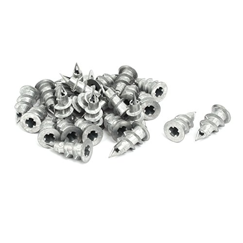 Aexit 14mmx28mm Zinc Alloy Pointed Tip Hollow-Wall Self-Drilling Drywall Anchor 25pcs (653fac4b209fec58c0e1b336aeeb530a)