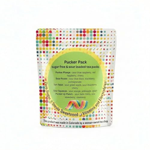 Sours Loaded Tea 5‑Pack | 5 Unique Loaded Teas Featuring Sour Flavors | Available in 3 Caffeine Levels