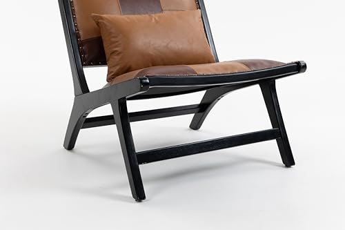 Sillón Chenille Moderno Marrón miniatura 5