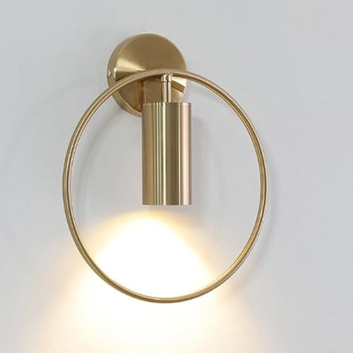 MOBYGKFY Light Luxury Iron Wall Lamps Corridor Staircase Sconces with GU10 Base Warm