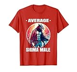 Divertido promedio Sigma macho Meme camisa Sigma camisa Rizz Camiseta