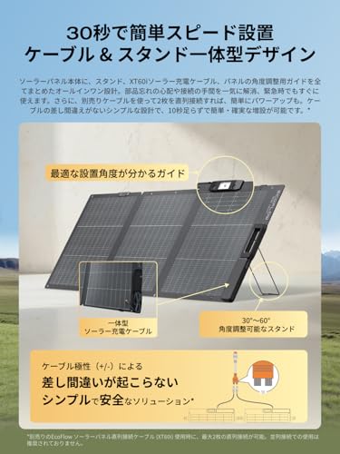 Amazon.co.jp: EcoFlow(エコフロー): ソーラーパネル