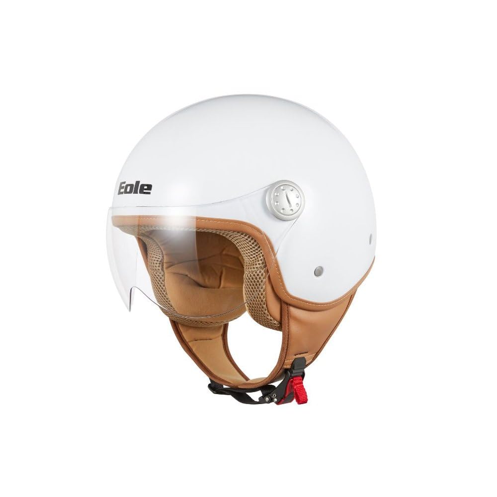 EOLE Jethelm ROAD Glanzweiß – ECE R 22.06 zugelassen – Größe S (55-56cm) – ABS-Schale