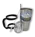 Möbelmaster 30oz Tumbler Vacuum Insulated Double Wall Travel Mug 18/8 Stainless Steel (Brush Metal)