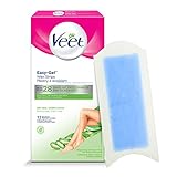  Veet - Tiras de cera fría - Piel seca - 1 paquete de 12 tiras