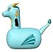 Hearthsong Hop N Go Inflatable Blue Dragon Bouncy Riding, Hopping Toys for Kids Ages 5+ - Ride On Bouncer Animal Hopper Jumping Toys for Outdoor Games (2 Pack)