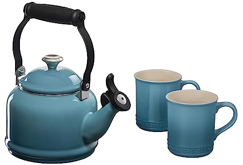 Le Creuset Karibik Demi-Wasserkocher mit 2 Tassen