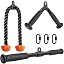 F: Tricep Rope+V-Shaped bar+Rotating Bar