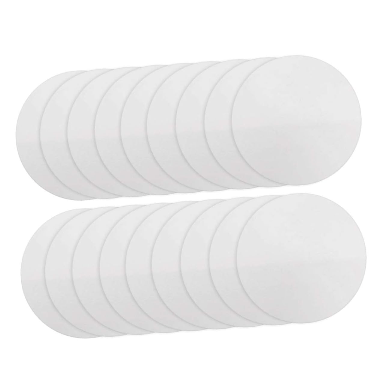 FUNOMOCYA 100 Sheets Qualitative Filter Paper Sheets for Labs Espresso Filter Discs Oil Test Paper