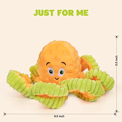 Pubialo Brinquedos para cães Squeaky Dog Toys Polvo - Tug of War Brinquedo de pelúcia para cães de r