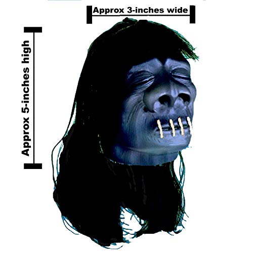 Loftus International Loftus Halloween Voodoo Shrunken Head 4.5" Decoration Prop, Black Novelty Item