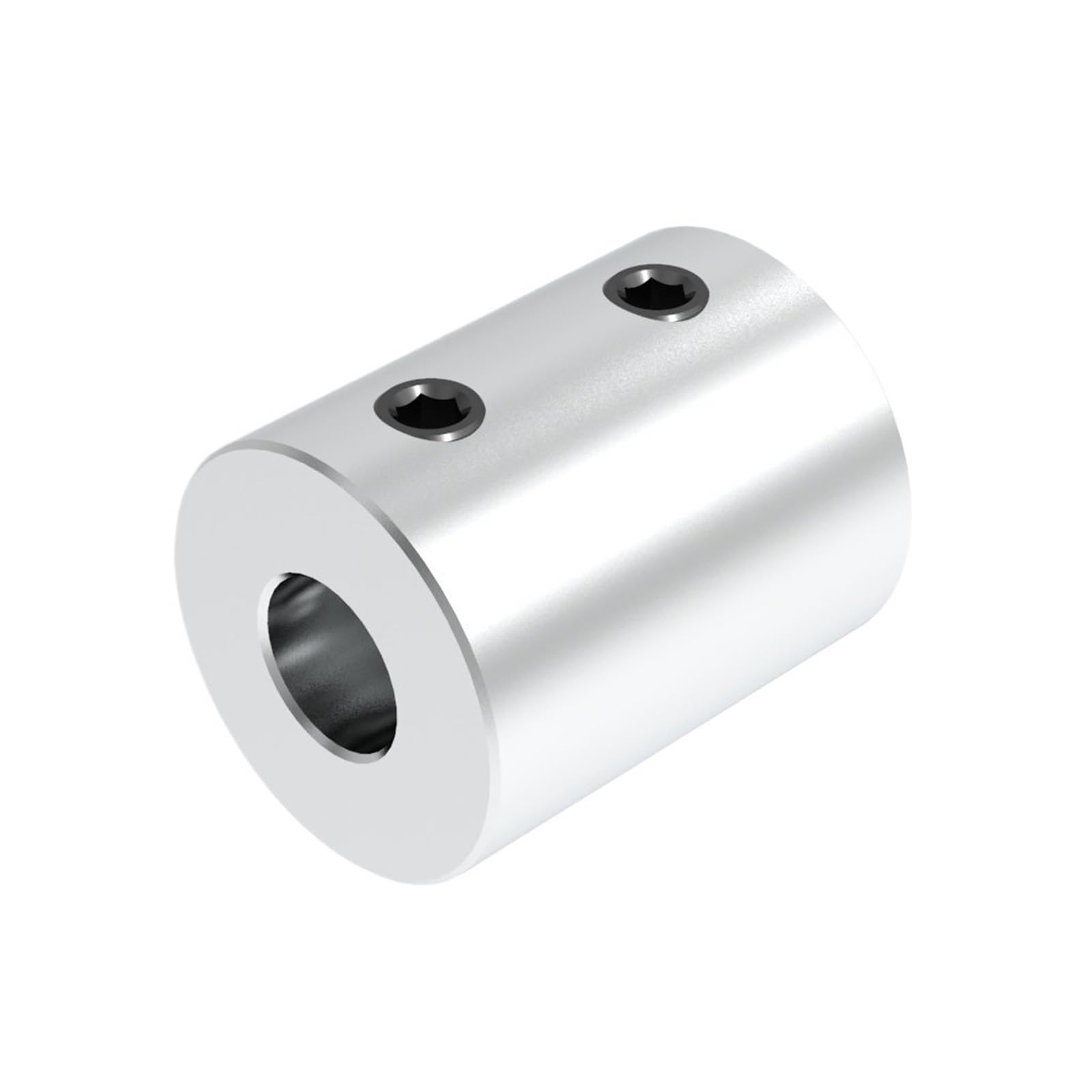 D20L25 5mm 6mm 6.35mm 8mm 10mm 12mm Aluminium Rigid Motor Shaft Coupling Coupler Motor Transmission Connector 3D Printer(5mm to 10mm)