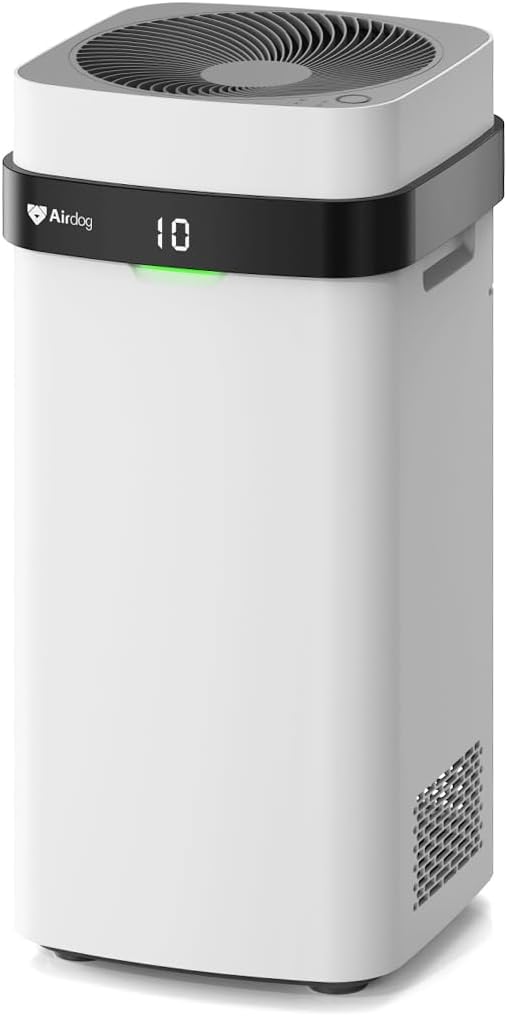 Product image of Airdog X5 Air Purifier with TPA Technology – Up to 20X More Effective than HEPA, Ideal for Rooms Up to 450 sqft - Washable Filter and Whisper Quiet