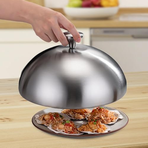 Tapa para hamburguesas universal de 26cm multiusos para cocina y asado 7