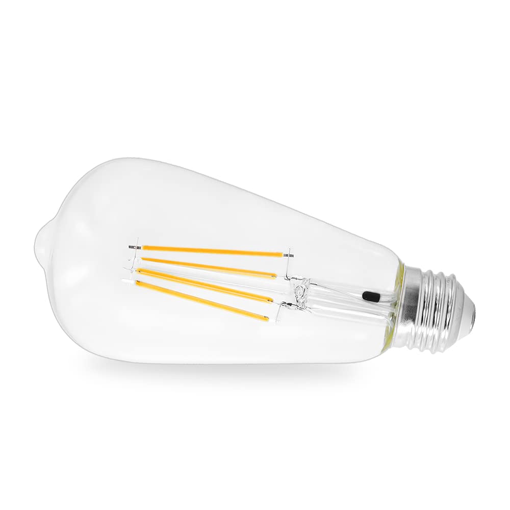 ◆大光電機◆LED照明器具①◆DCL-41383◆2022年製◆2506TL1◆ Maxxima ST19 Dusk to Dawn LED Edison Light Bulb, 60 Watt