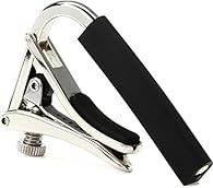 Made from nickel - Resists wear and nicks Ergonomic lever is easier to handle while opening and closing Classic capo design & reliability Uses unique material that acts just like your fingertip A patented closing action that works exactly like your h...