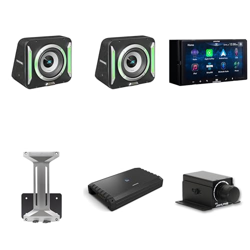 Receptor Alpine iLX-W670-S con Subwoofer y Amplificador