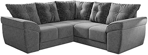 Sofá de Canto Moscou Cinza