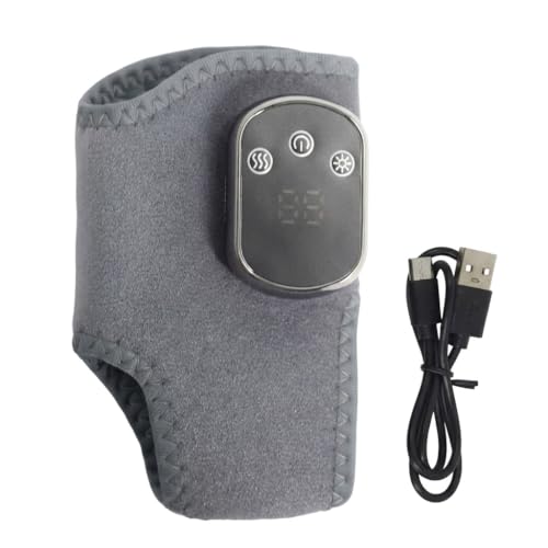 venaflex - Masajeador eléctrico recargable de pies y tobillo con 5 ajustes de calor, 3 modos de vibración para alivio de tobillo y apoyo articular