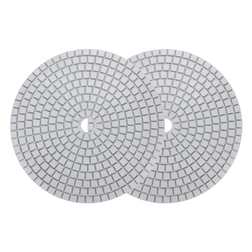 Image of uxcell Diamond Polishing Pad 7-Inch 500 Grits Wet /Dry Grinding for Stone Concrete Marble Countertop Floor 2pcs