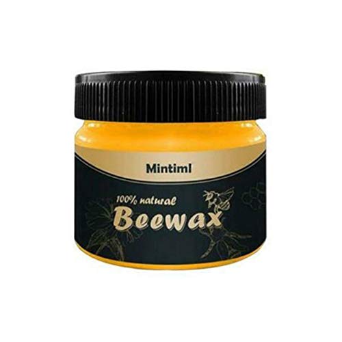 Wood Seasoning Beeswax, Traditional Beeswax Polish for Wood & Furniture, Natural Unscented Beeswax Wood Polish Home Cleaning Furniture Care Wood Protection All-Purpose Beeswax for Wood Cleaner