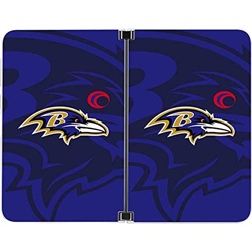 Skinit Tablet Decal Skin Compatible with Surface Duo - Officially Licensed NFL Baltimore Ravens Double Vision Design