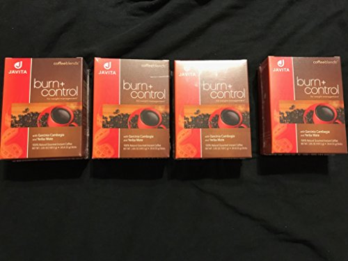 Javita Burn + Control WEIGHT LOSS Coffee (96 Sticks) - New Product 4 Boxes Javita Burn + Control WEIGHT LOSS Coffee (96 Sticks) - New Product 4 Boxes