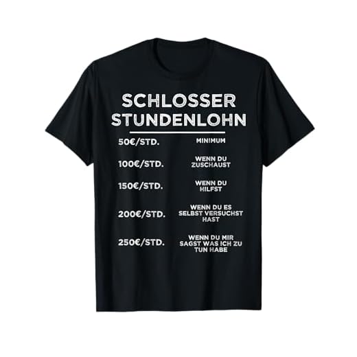 Herren Schlosser Metallbauer Handwerker Schweißer Geschenk T-Shirt