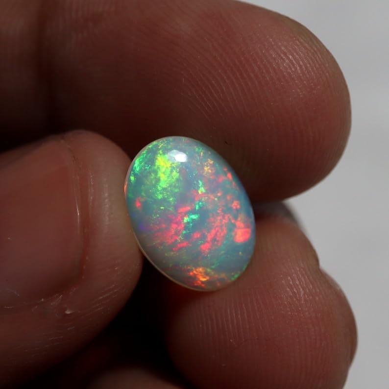 Opale éthiopienne AAA gemme multi feu d'exception pour bague