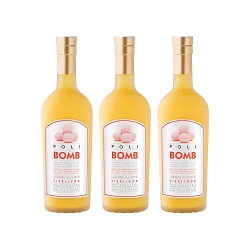Jacopo Poli Bomb Eierlikör Likör Italien inkl. FeinWert E-Book (3 x 0.7 l)
