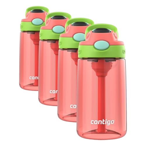 Image of Contigo Aubrey Kids Water Bottle 14 oz (Pack of 4)