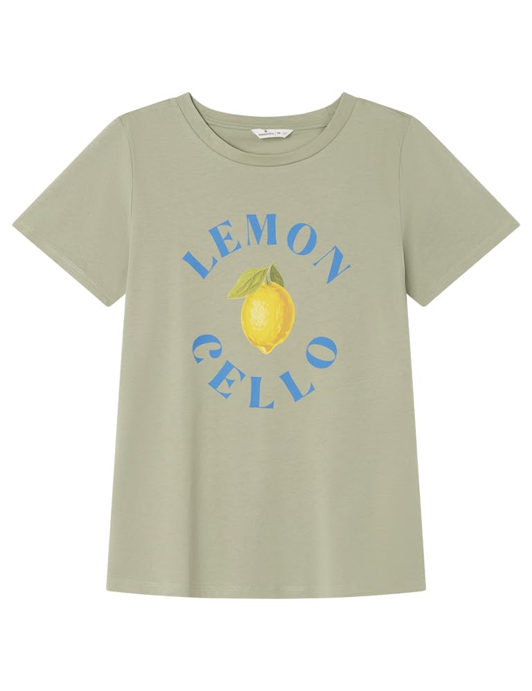 SPRINGFIELD Frqs Women's Fruit T-Shirt, Grass Green, L