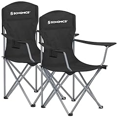 SONGMICS Campingstuhl 2er Set, Klappstuhl...