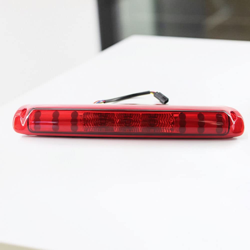 Terza Luce Freno Terza Luce Stop Lampada Segnalazione Centrale Posteriore Auto LED Durevole Terza Luce Freno Lampada Avvertimento LED Ad Alta Luminosità Impermeabile Per Silverado ( Color : Rosso )